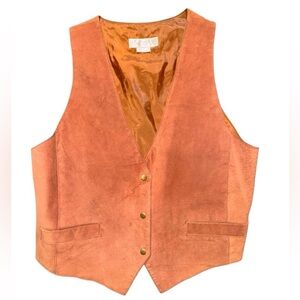 Rust Suede Vest